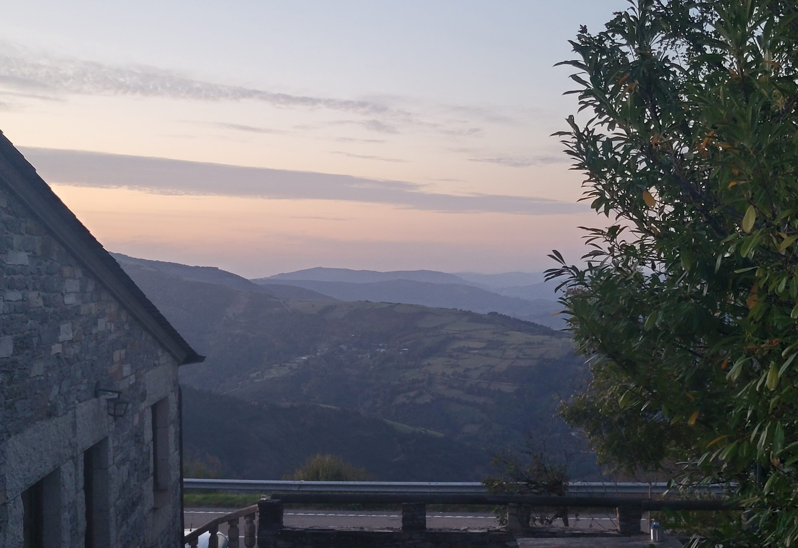 Looking toward the mountains