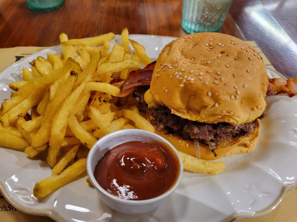 Smash Burger and fries!