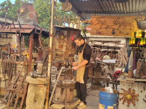 Blacksmith at work