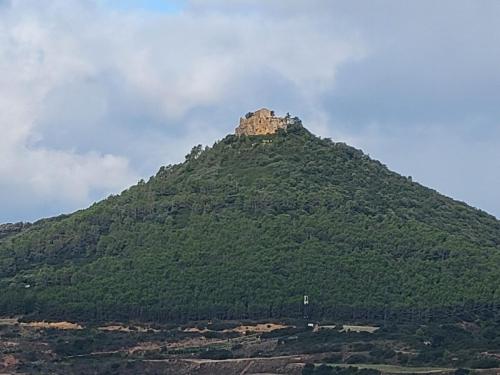 Monestary atop a neighboring mountain