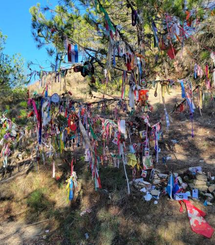 Other tokens and remembrances left as memorials