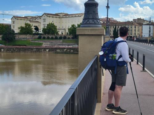 On the bridge into Logrono