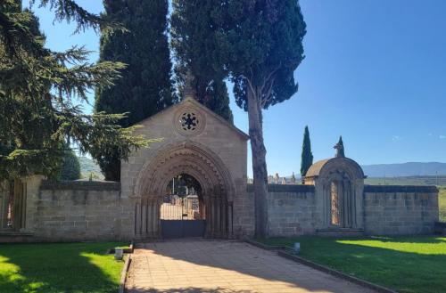 Walled cemetery