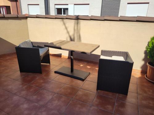 Our rooftop patio in Najera!