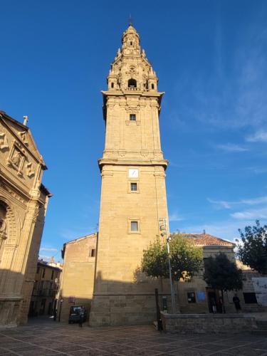 Bell tower in the Plaza next to the cathedral