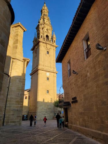 Bell tower of the cathedral from a side street