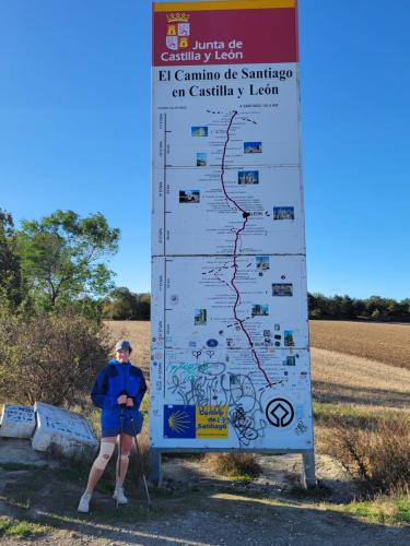 Crossing from the province of Rioja to Castilla y Leon