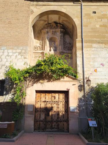 Church entrance in Redecilla del Camino