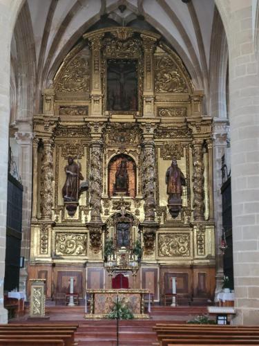 Altar and Altar piece in the church.