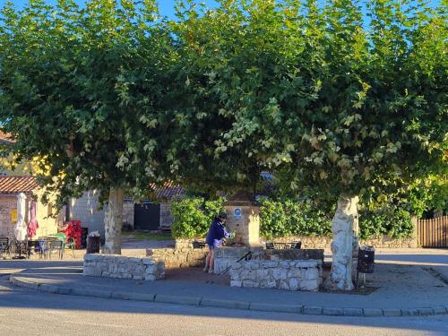 Old Square with water fountain