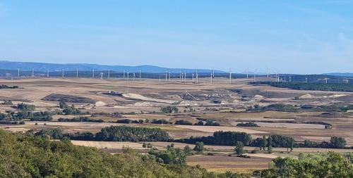 A long line of windmills....they're everywhere