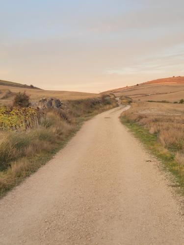 Road across the meseta