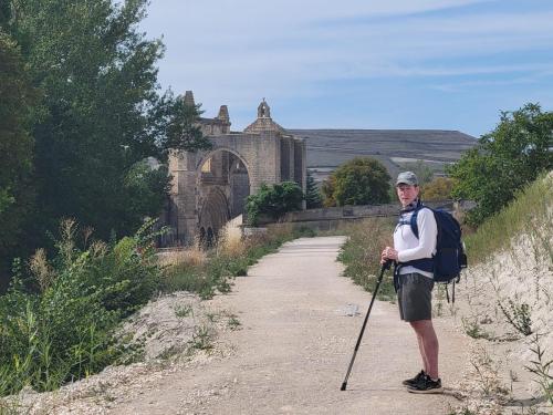 Coming into the ruins of St. Anton convent.