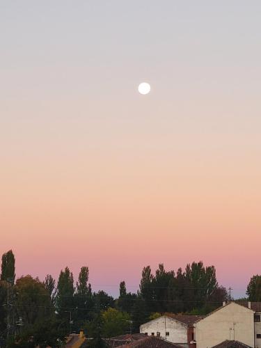 Moonset over Carrion de Los Condes