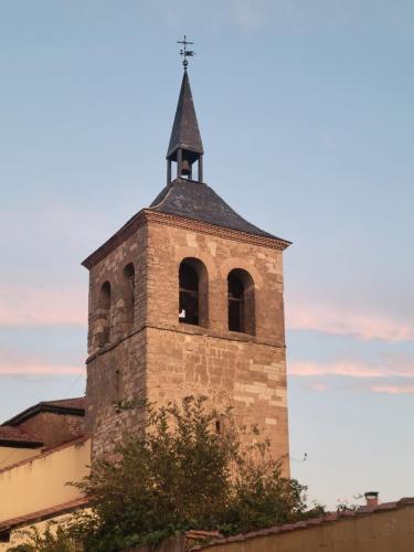 Mansilla church bell tower