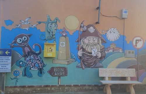 Another mural...wonder which way we should go...