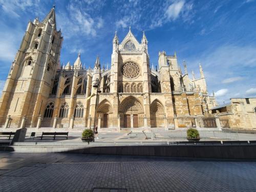 Front view of the cathedral