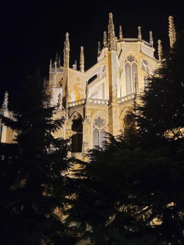 Cathedral at night