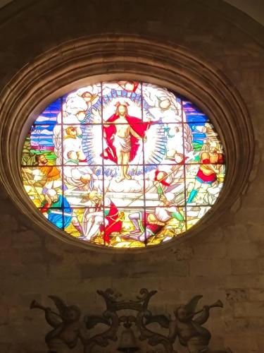 Central window above the altar