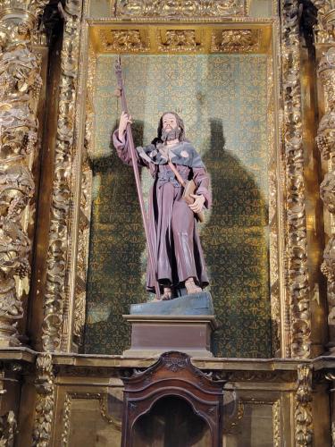 Statue of St. James in a side chapel of the cathedral