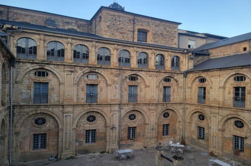 Courtyard of the old converted Monastery where we stayed.