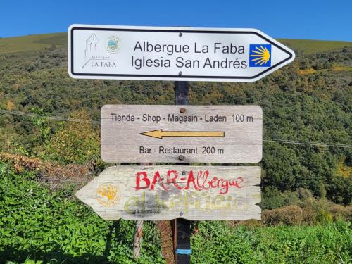 La Faba...one of two villages on the ascent.