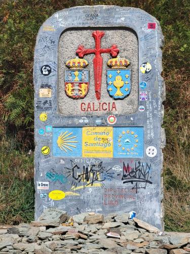 Galician way marker