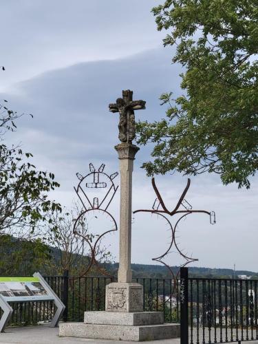 The Camino Pilgrim crosses are everywhere.