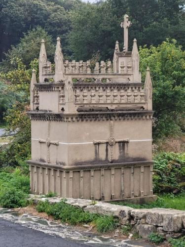 Random stone replica along the way.