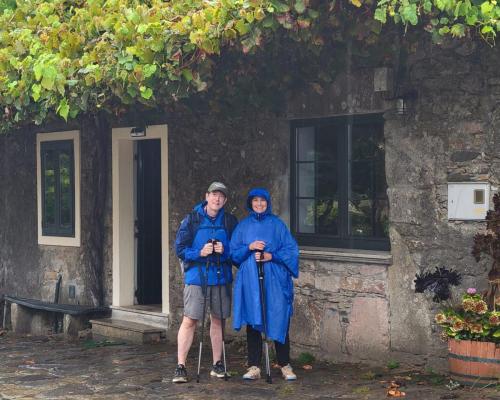 Grapevine covered cottage