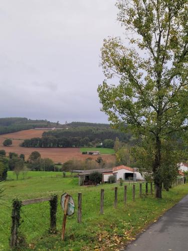 Up the road from our albergue.