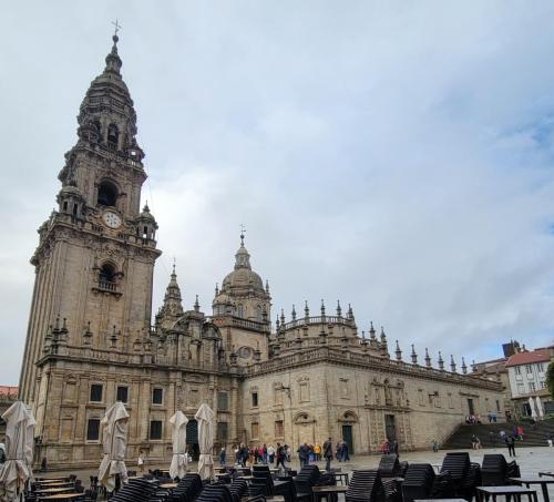 A side view of the cathedral