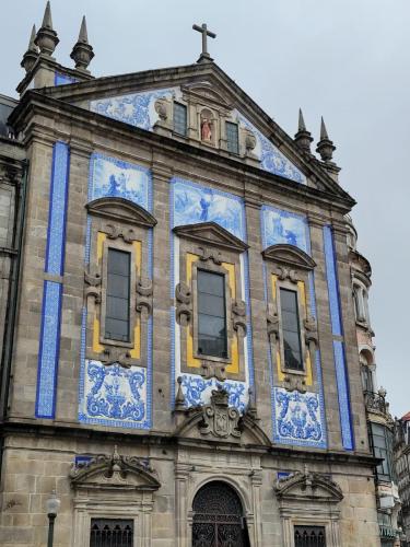 Decorative tile on a different church