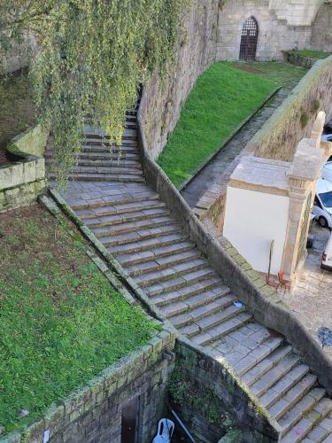 Steps up to the cathedral