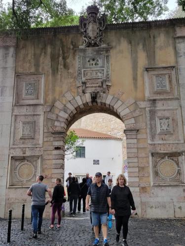 Archway into castle town