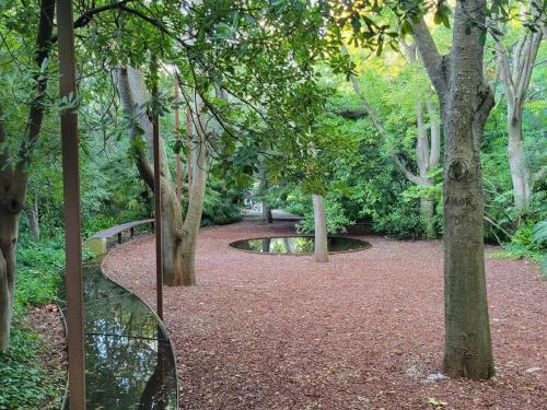 Park pathways at the Gilbenkian museum