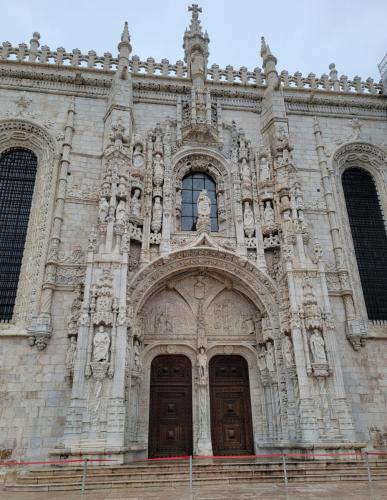 Side entrance to the church at the Monastery