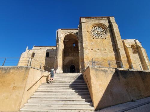 Outside view of the steps, Window, and entrance